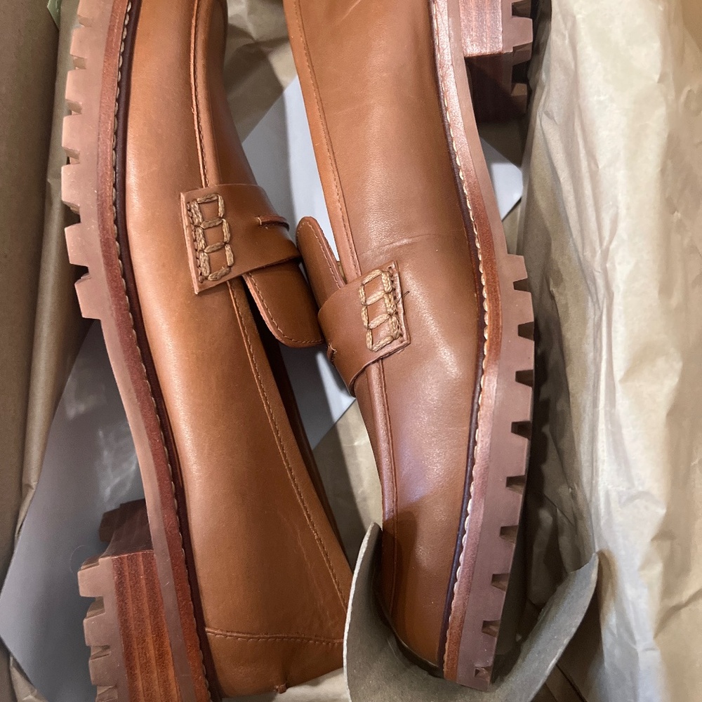 NWT Madewell Corinne Lugsole Loafer Size 9